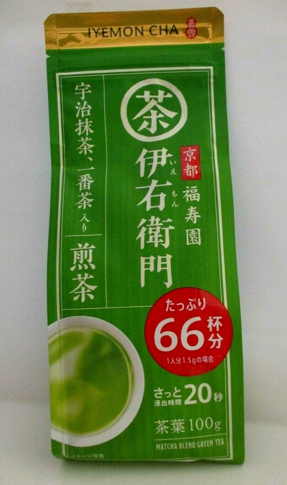 Japanese Tea Green Tea IYEMON CHA SENCHA With Matcha 100g
