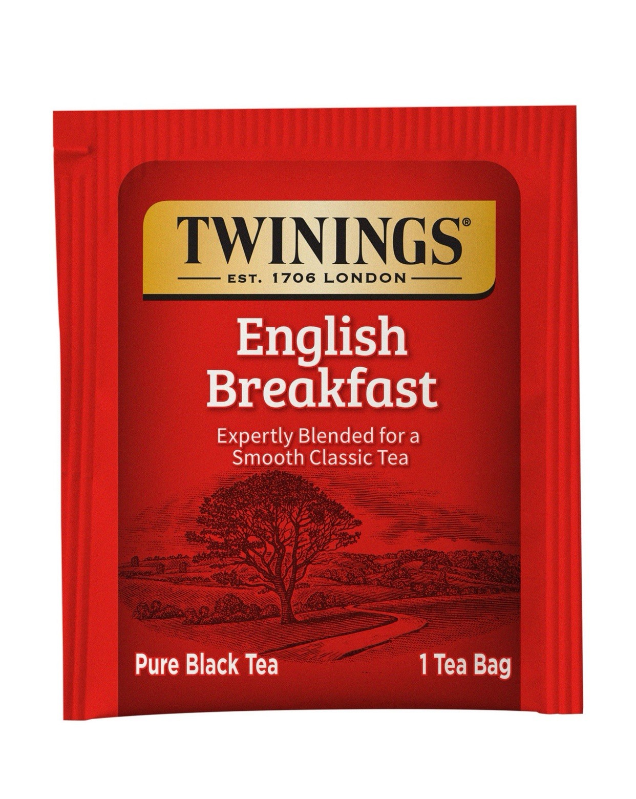 Pure Black Tea, English Breakfast, 100 Tea Bags, 7.05 oz (200 g)