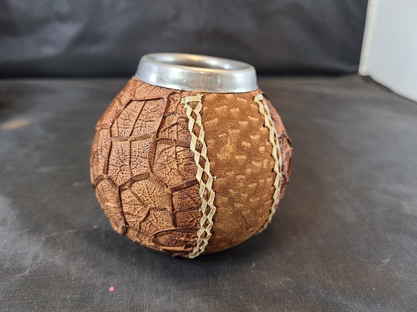 MATE PORITO Mondongo Argentinian Cup Mug Vessel Leather Hand Made
