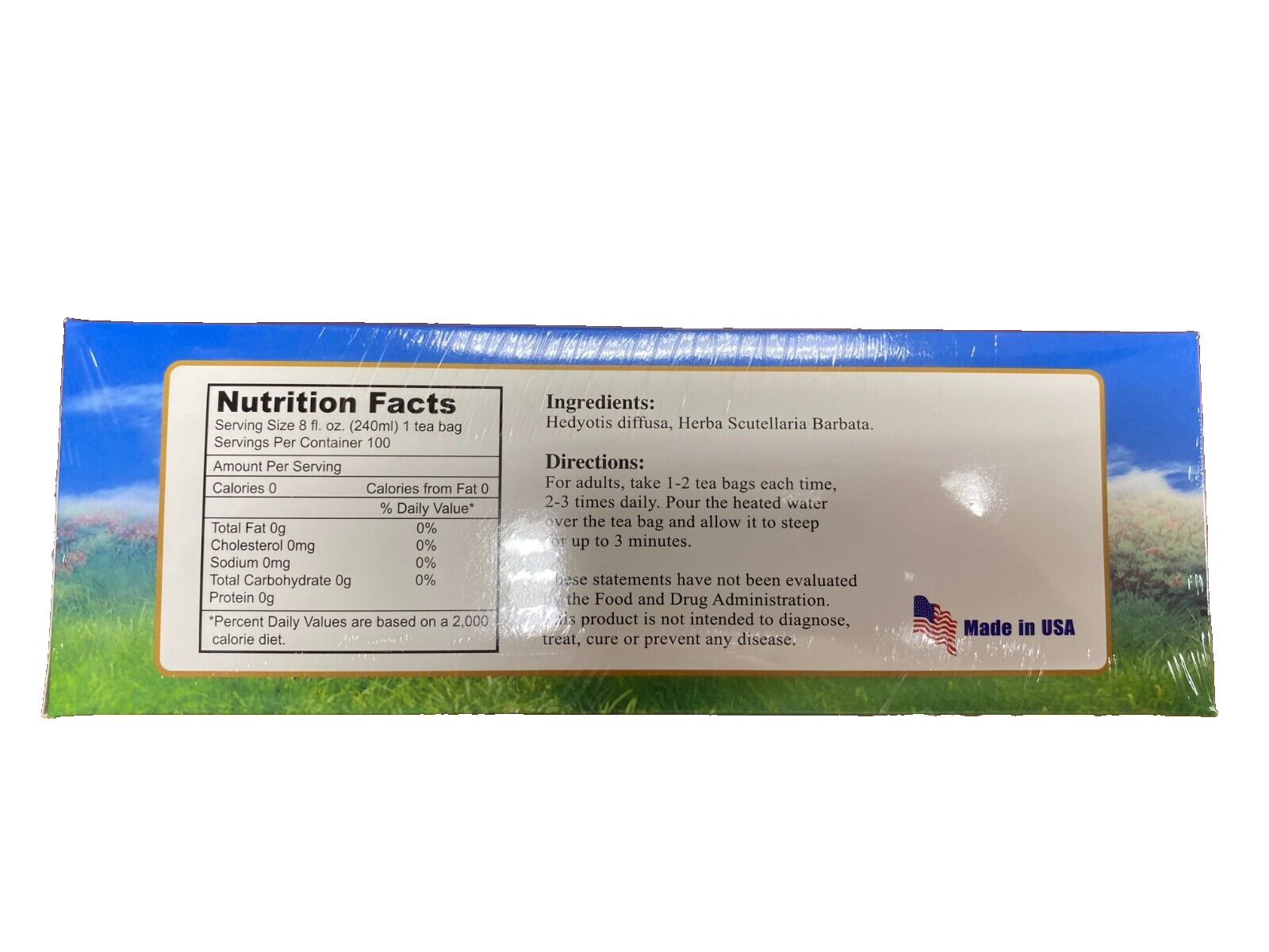 BACH LIEN TRA NATURAL HERBS TEA – 100 TEA BAGS