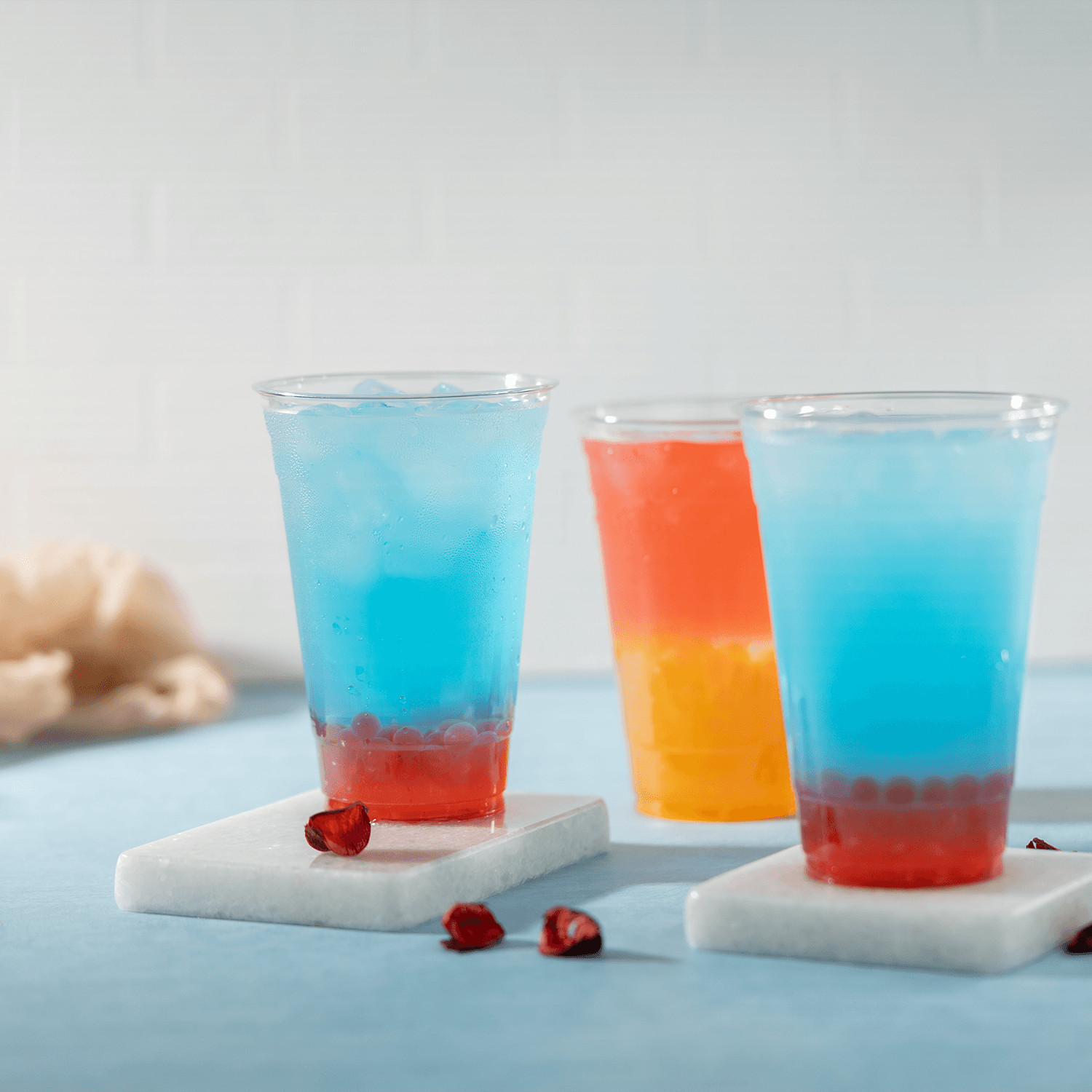 Tea Zone Raspberry Popping Pearls/Popping Boba (B2063, 7lbs) for Boba Tea