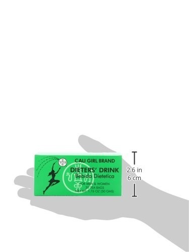 Cali Girl Brand Dieter’s Tea 20 Tea Bags Senna Herbal Tea Caffeine Free