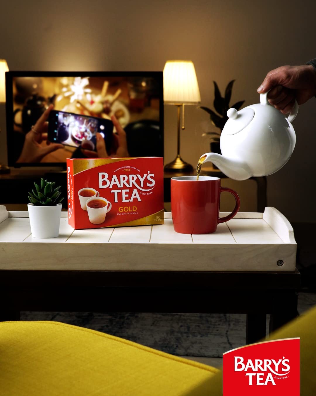 Barry’s Tea Gold Blend 80 count Tea Bags Pack of 1