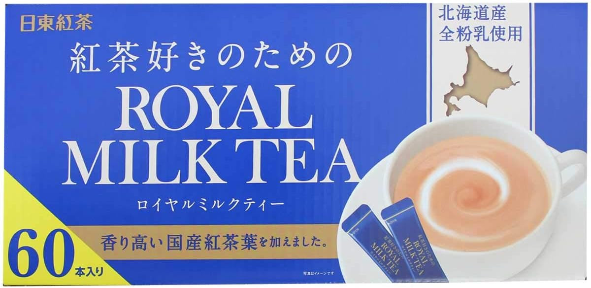 Nitto Kocha Instant Royal Milk Tea Drink 14g X 60 Sticks Factory sealed NEW JP