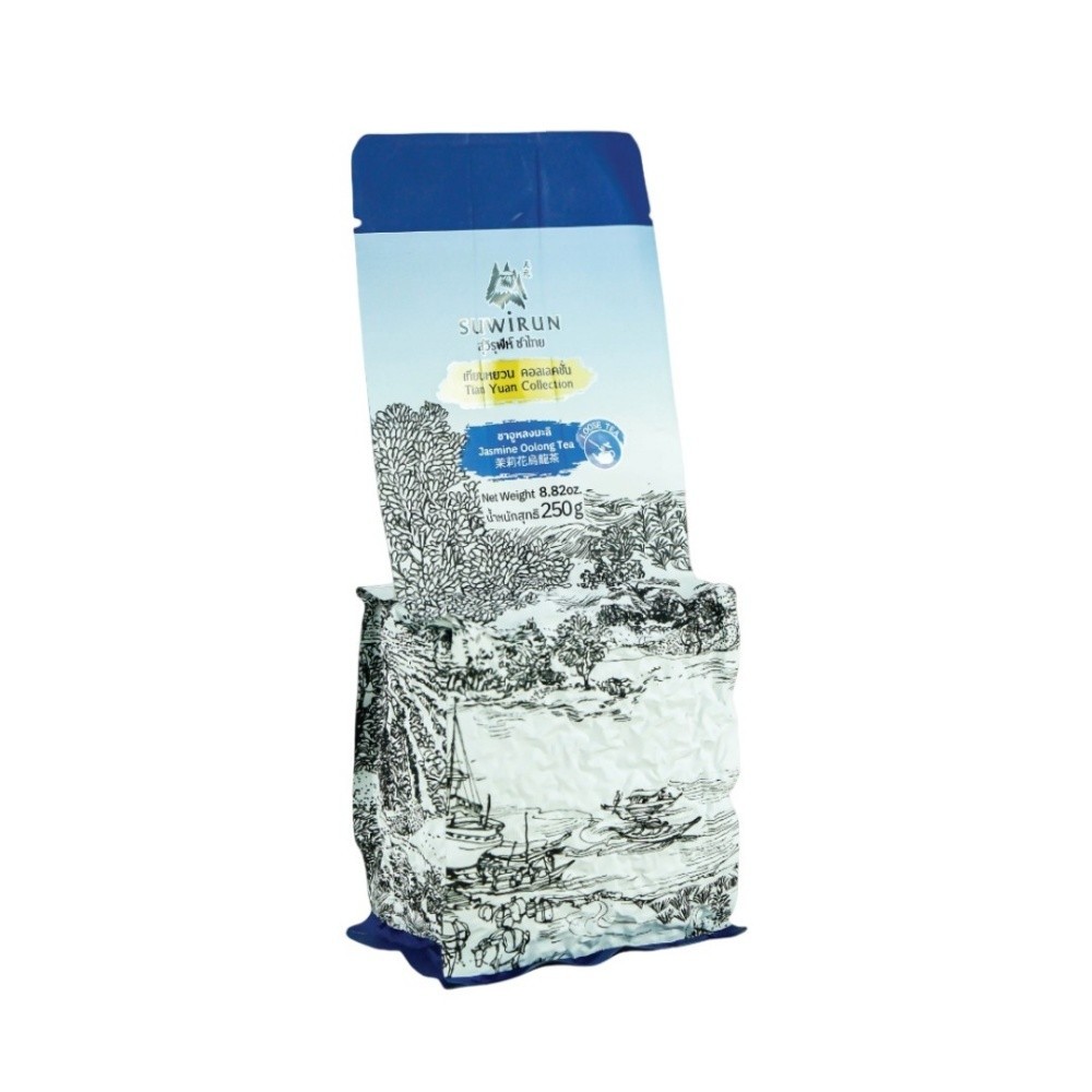 SUWIRUN Jasmine Oolong Tea Loose Leaf Organic Thai Premium 250g (8.82oz) Bag