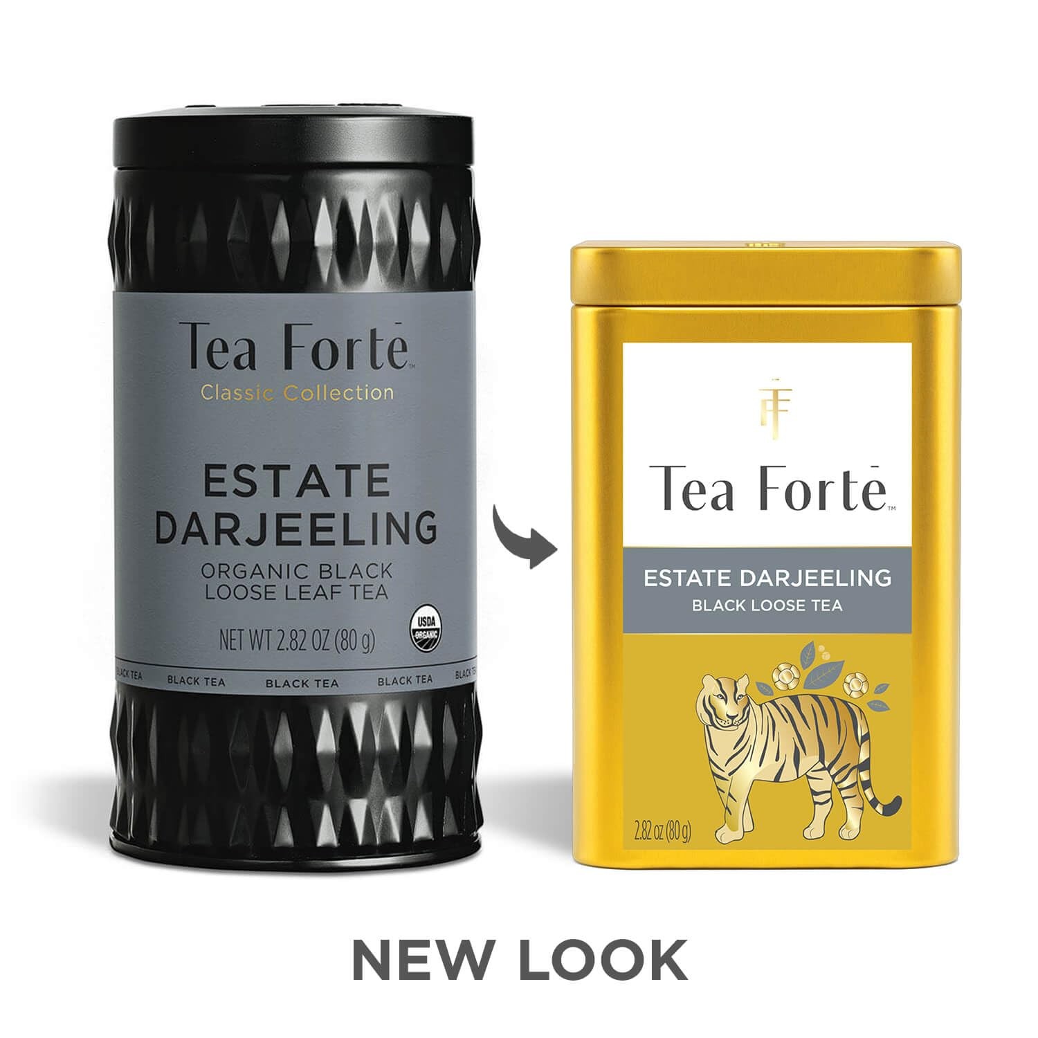 Darjeeling Premium Loose Leaf Black Tea Blend Canister Caffeinated 35-50 Cups