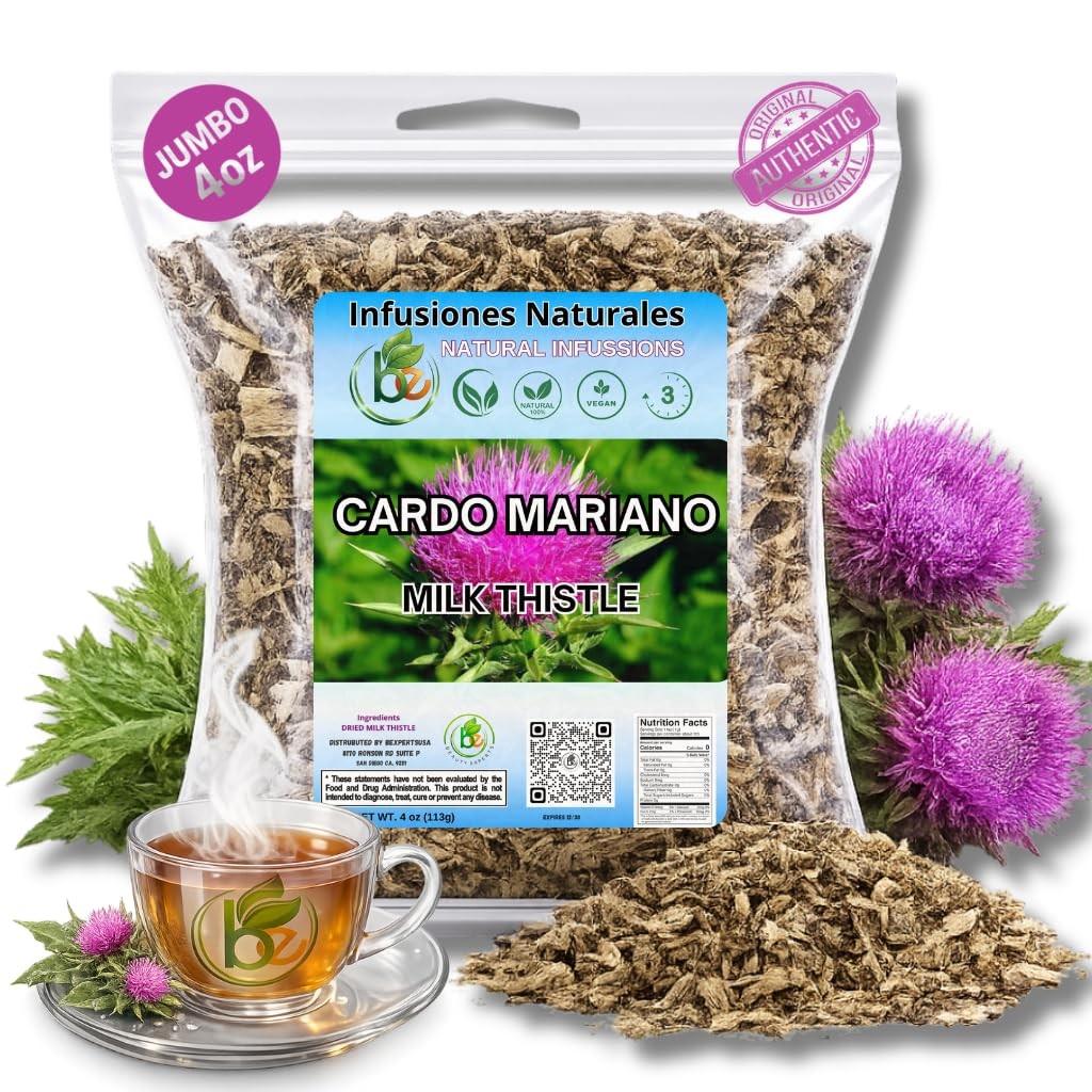 Cardo Mariano Mexican Herbal Tea – 4 oz (113g) – Authentic 100% Natural Milk Thi
