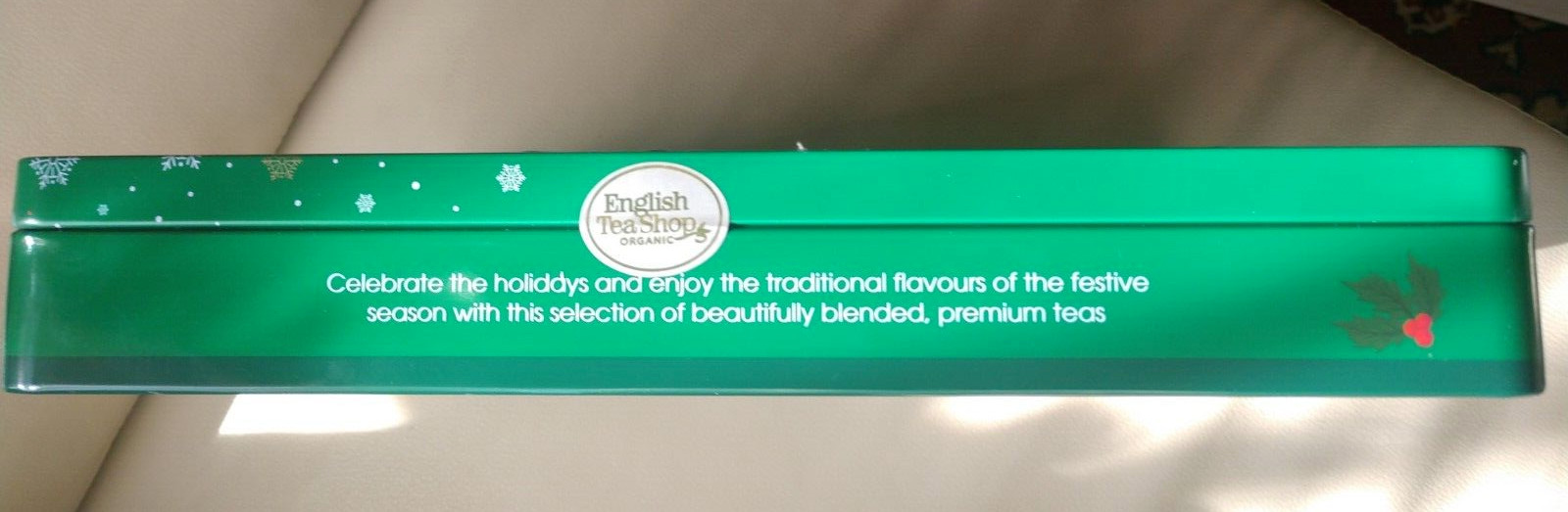 English Tea Shop Green Tin 72 Tea Bags Sachets 9 Organic Blends Premium Gift