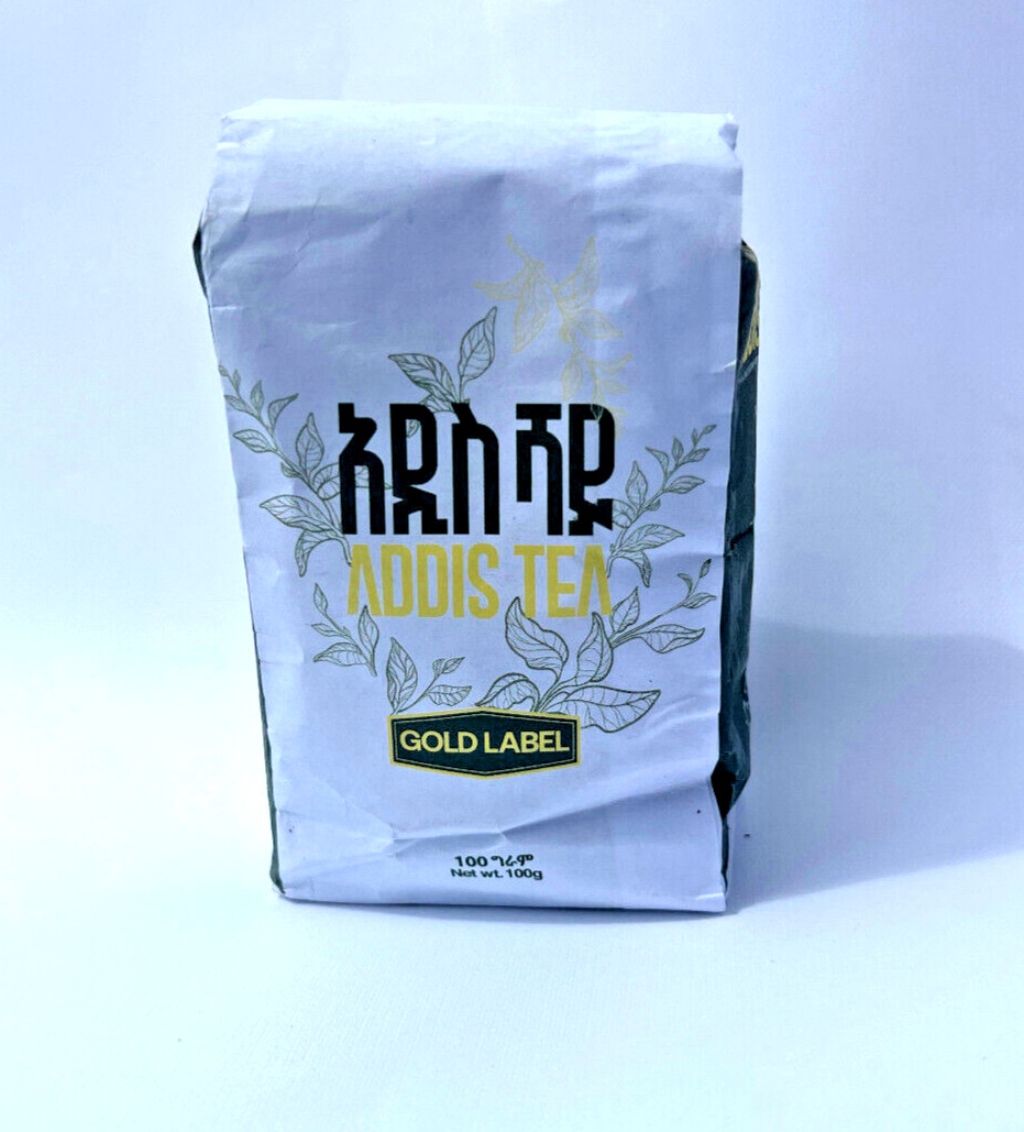 Addis Shay Gold Label Addis Tea Ethiopian Organic Blend Loose Tea 100g