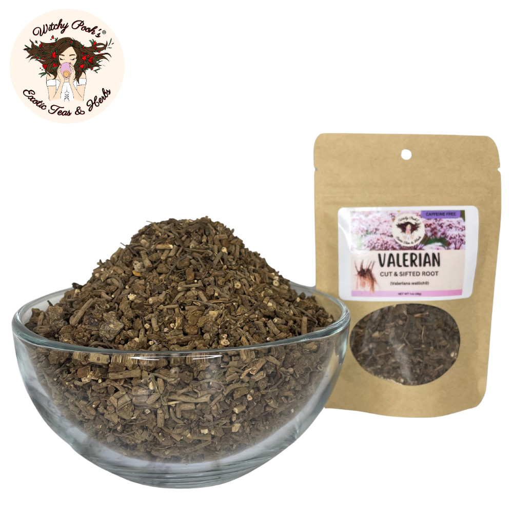 Valerian Root Loose Leaf Herbal Tea for Anxiety, Stress Relief and Sleep Aid