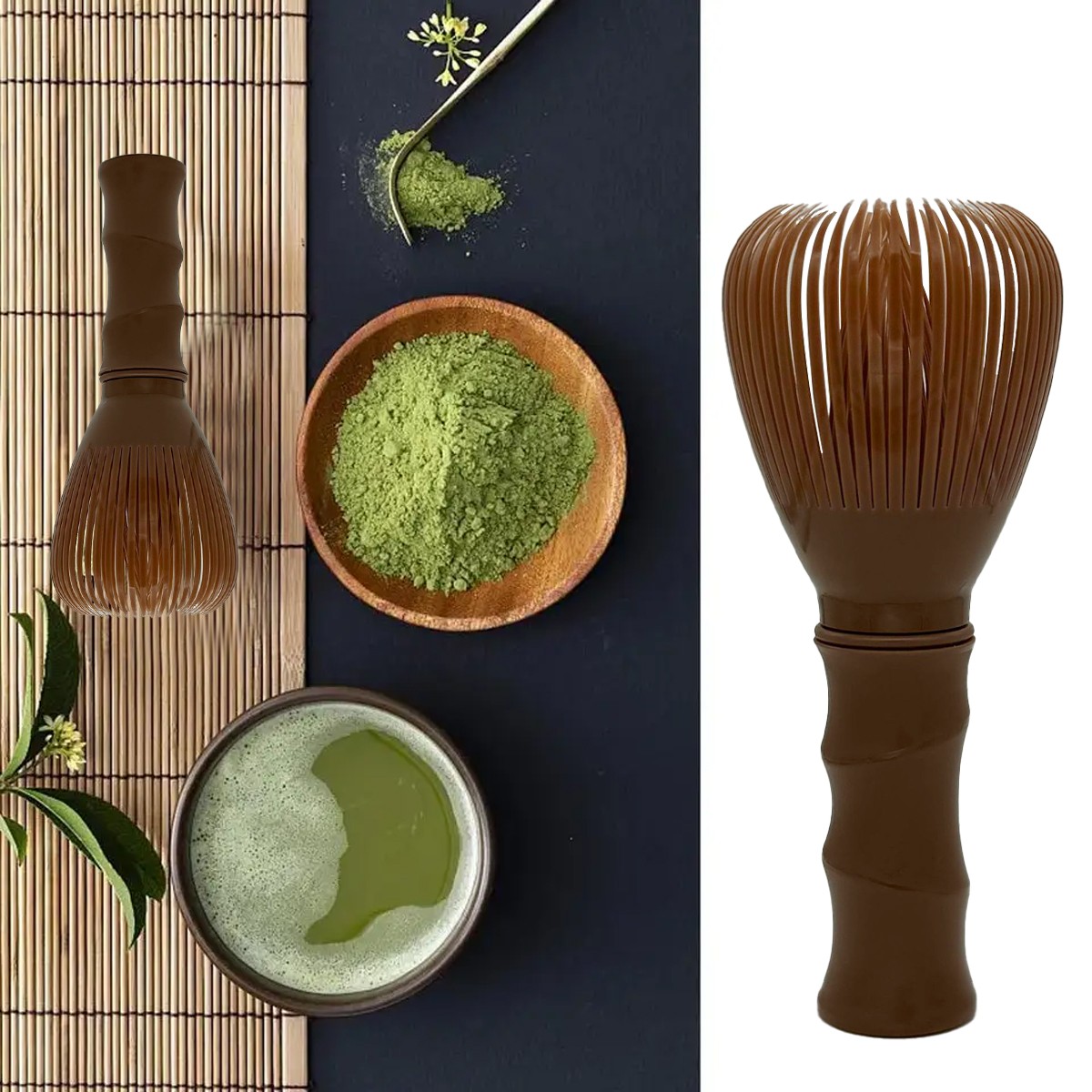 Matcha Whisk Reusable Resin Matcha Whisk Chasen Dishwasher Stirrer Matcha