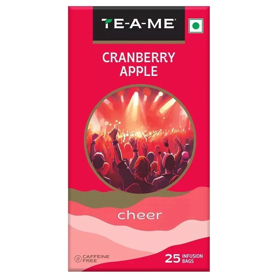 TE-A-ME Tulsi Green Tea Bags 25 ( Pack of 2) 170G