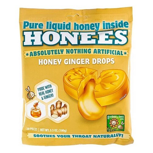 Honey Ginger Drop Bags 20 Count By Honees