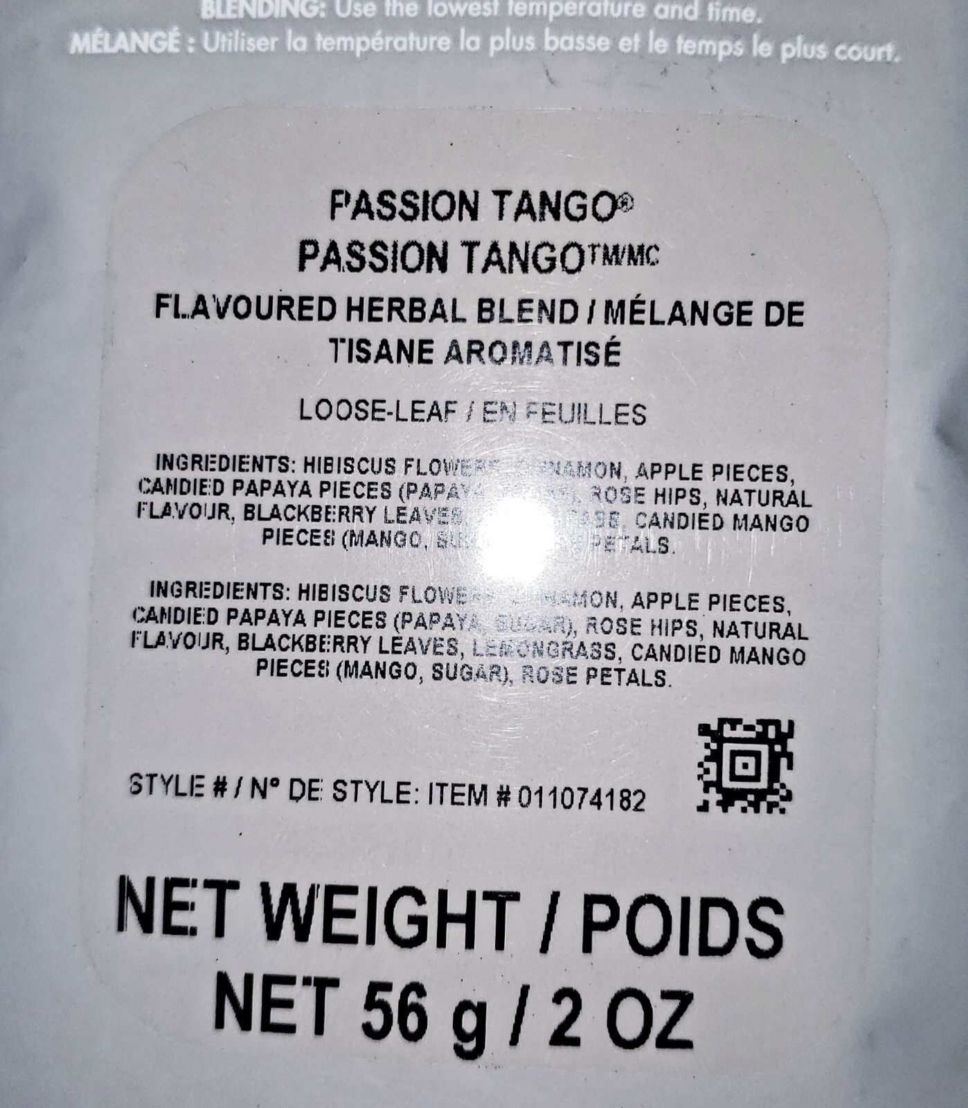 🌈 ❤️‍🔥 NEW! 2 OZ TEAVANA PASSION TANGO FACTORY SEALED TEA BAG! 🌈 RARE! HTF!