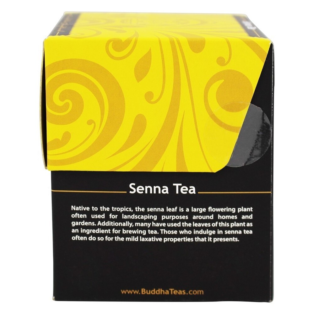 Buddha Teas 100% Organic Herbal Senna Tea, 18 Tea Bags