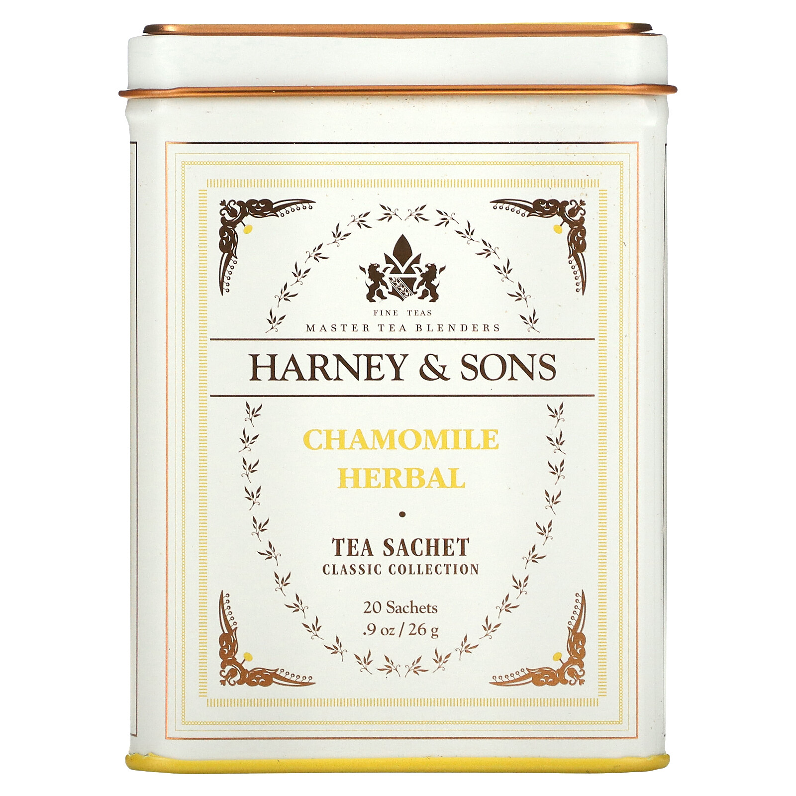 Harney Sons Fine Teas Chamomile Herbal 20 Sachets 0 9 oz 26 g Kosher