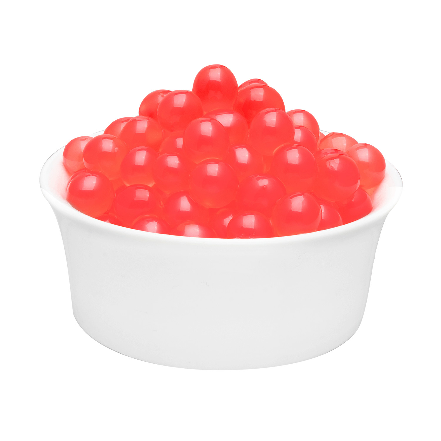 Tea Zone Raspberry Popping Pearls/Popping Boba (B2063, 7lbs) for Boba Tea