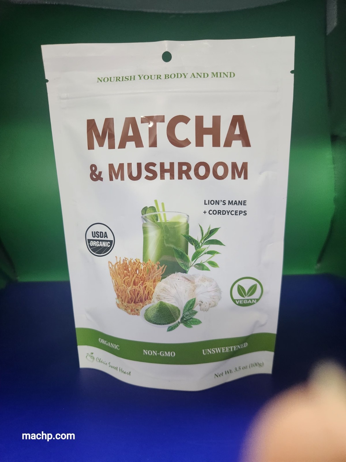 cherie sweet heart matcha & mushroom