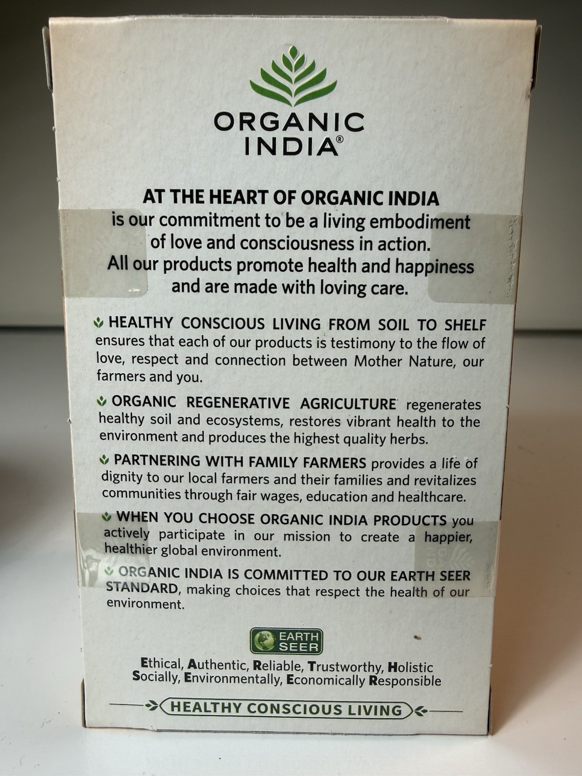 Tulsi Ashwagandha Tea, Caffeine Free, 18 Infusion Bags, 1.27 oz (36 g)