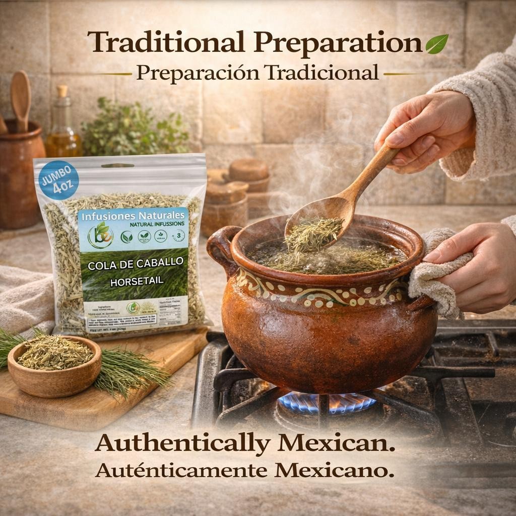 Cola de Caballo TE (Horsetail Herb 4 oz.) (113g), Cola de Caballo Hierba, Horse