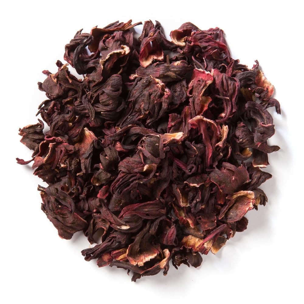 16 Ounce Organic Hibiscus Flower Tea – Loose Leaves for Glow and Health