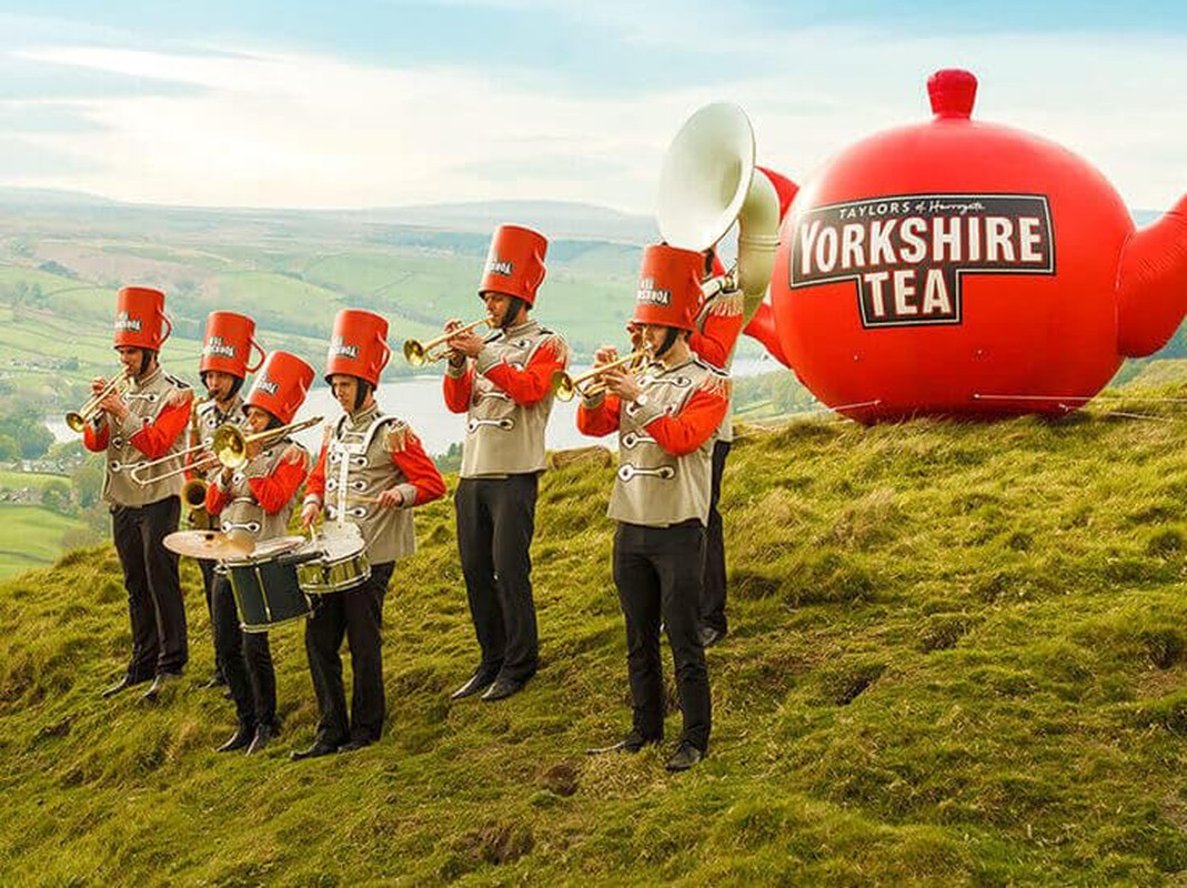 Yorkshire Tea Malty Biscuit Brew, Black Tea, Pillow Tea Bags, 40 Count (Pack of