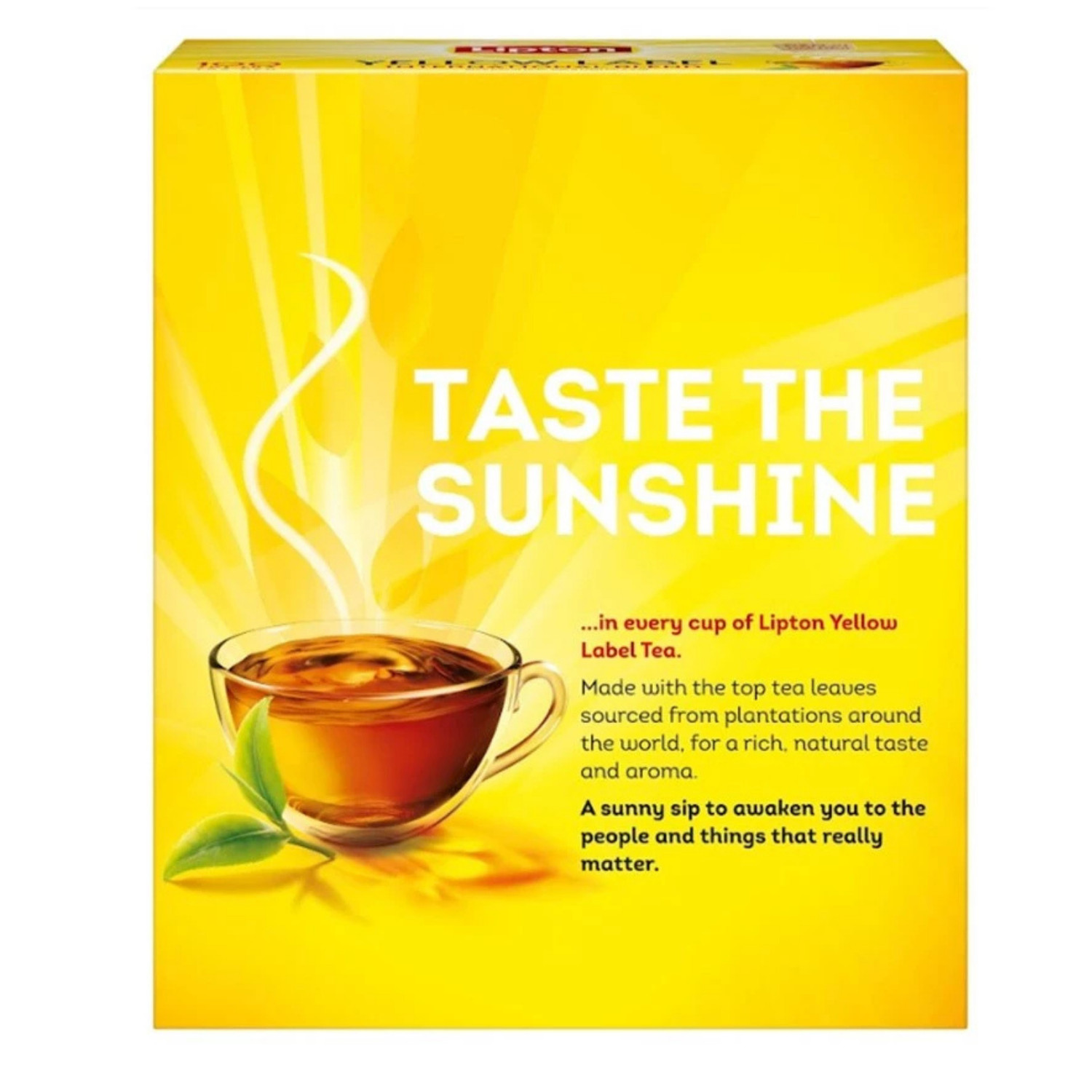 LIPTON Yellow Label Black Tea 100s/Box Tea Bags 3x Boxes 300s Tea Bags