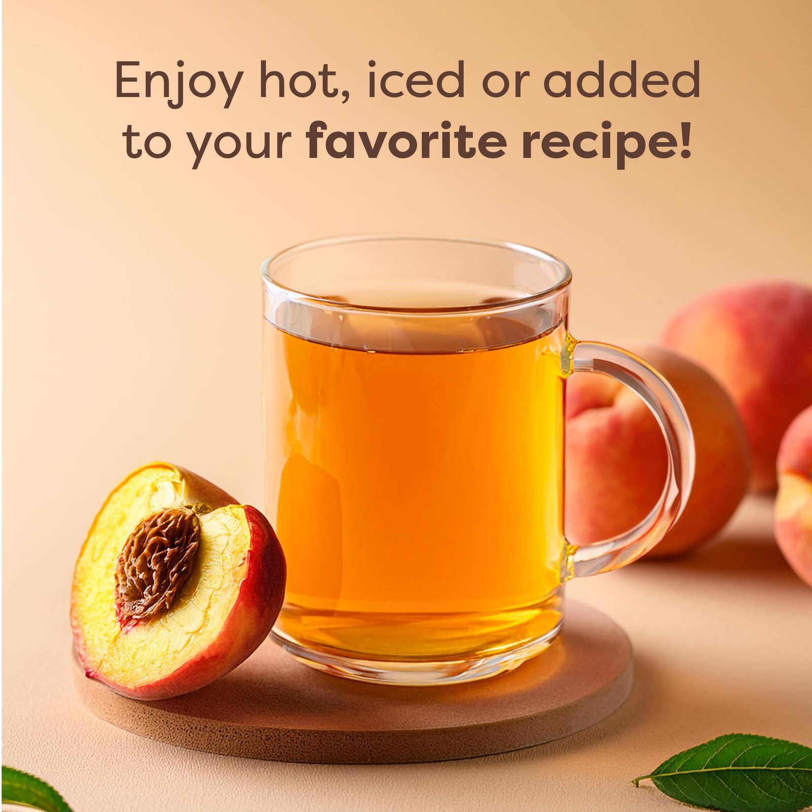 Waka Instant Green Tea Mix, Peach Flavored – 100% 4.5 Ounce (Pack of 1)