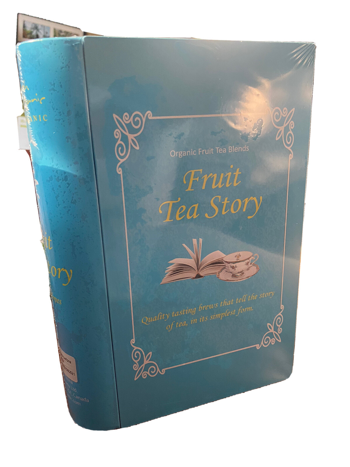 Touch Organic Tea Blends FRUIT TEA STORY Tin Book 60 Pages Elegant Tea Gift ☕️