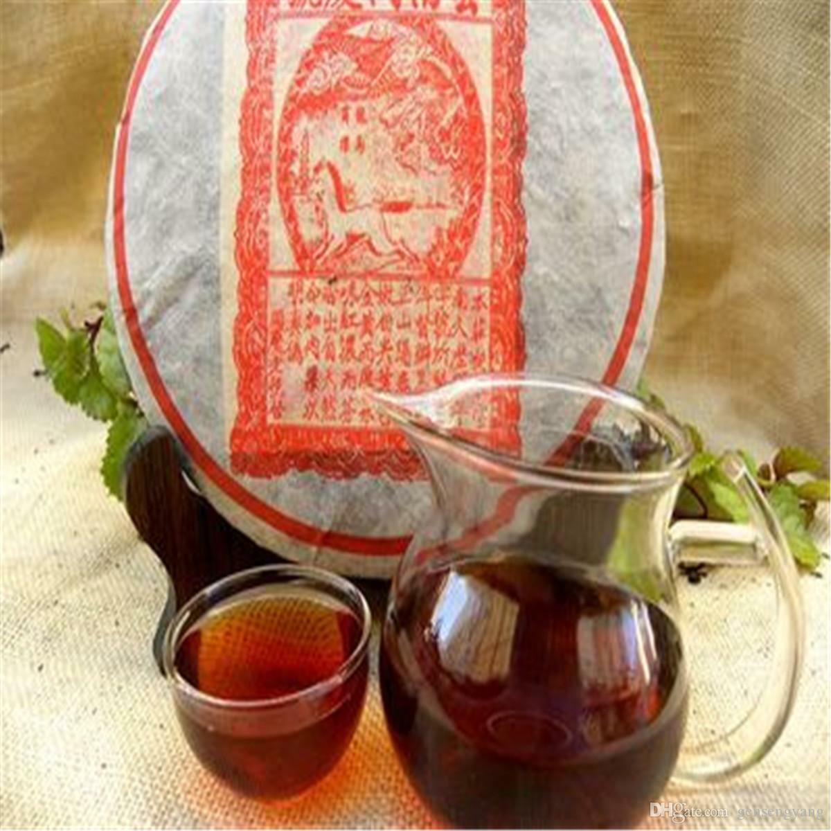 Yunnan Ripe Pu-erh Tea Cake 357g Natural Herbal Chinese Black Tea Tong Qing Hao