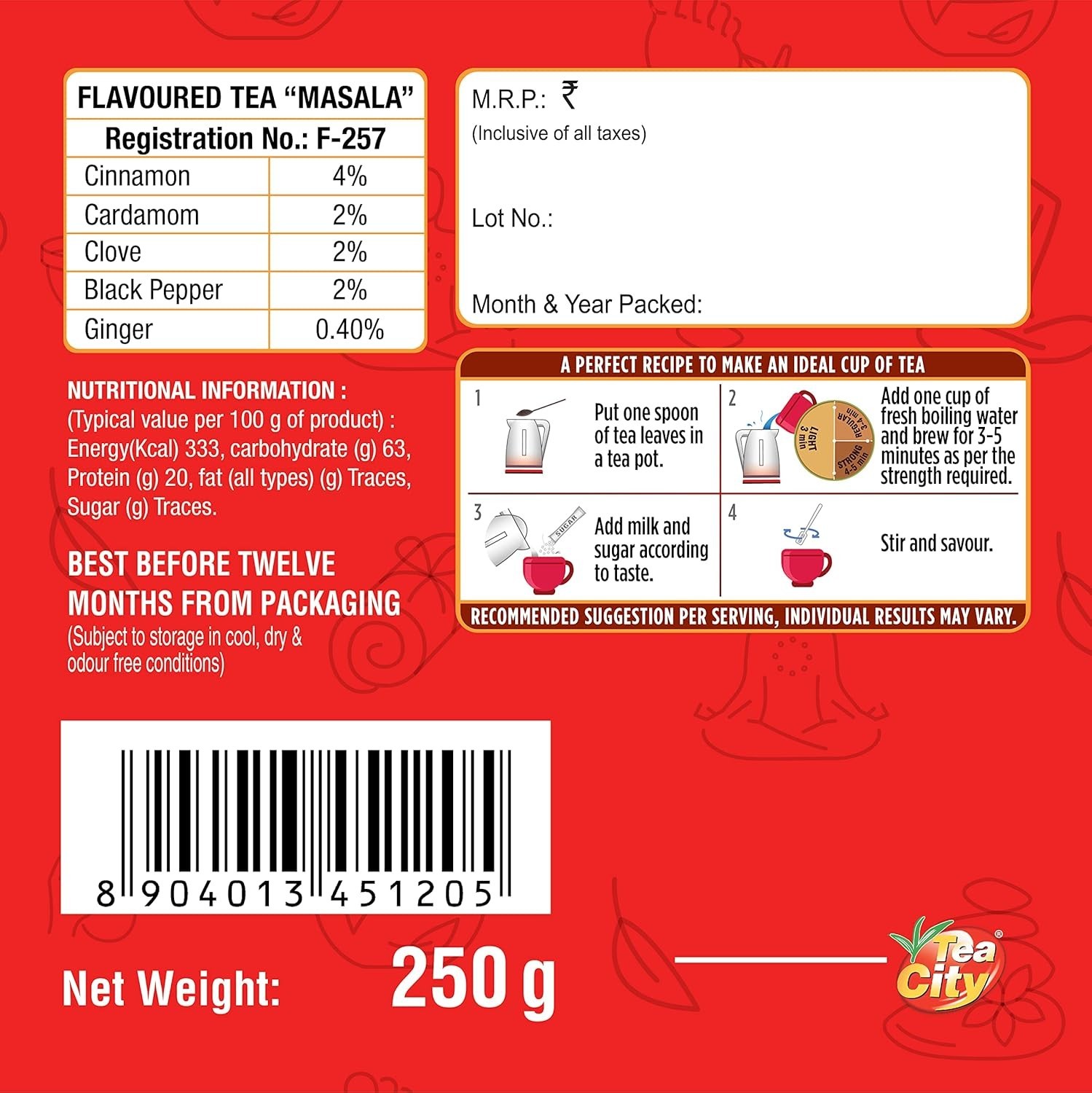 GOODRICKE Supercup Premium Masala Chai 250g