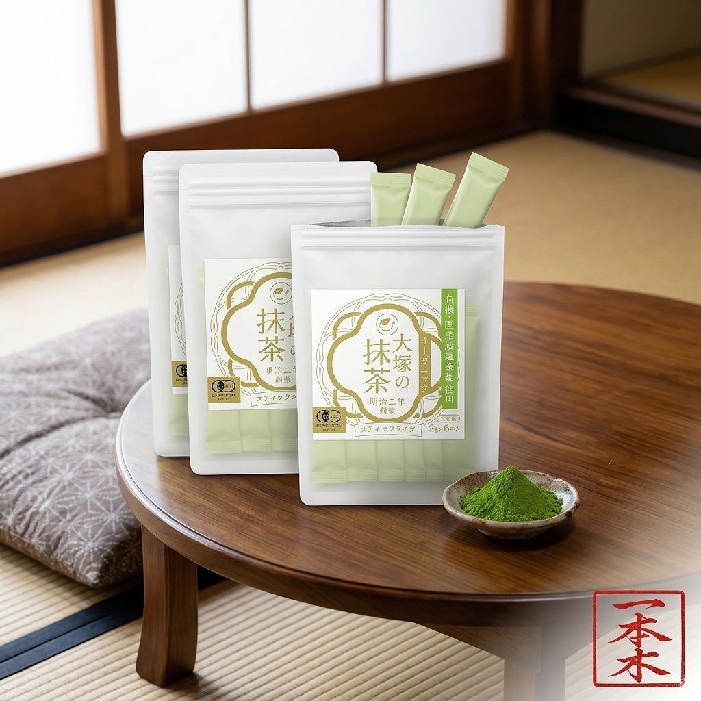 Otsuka’s Matcha Powder 2g × 6pcs – Otsuka -Stick Type [Made in JP]
