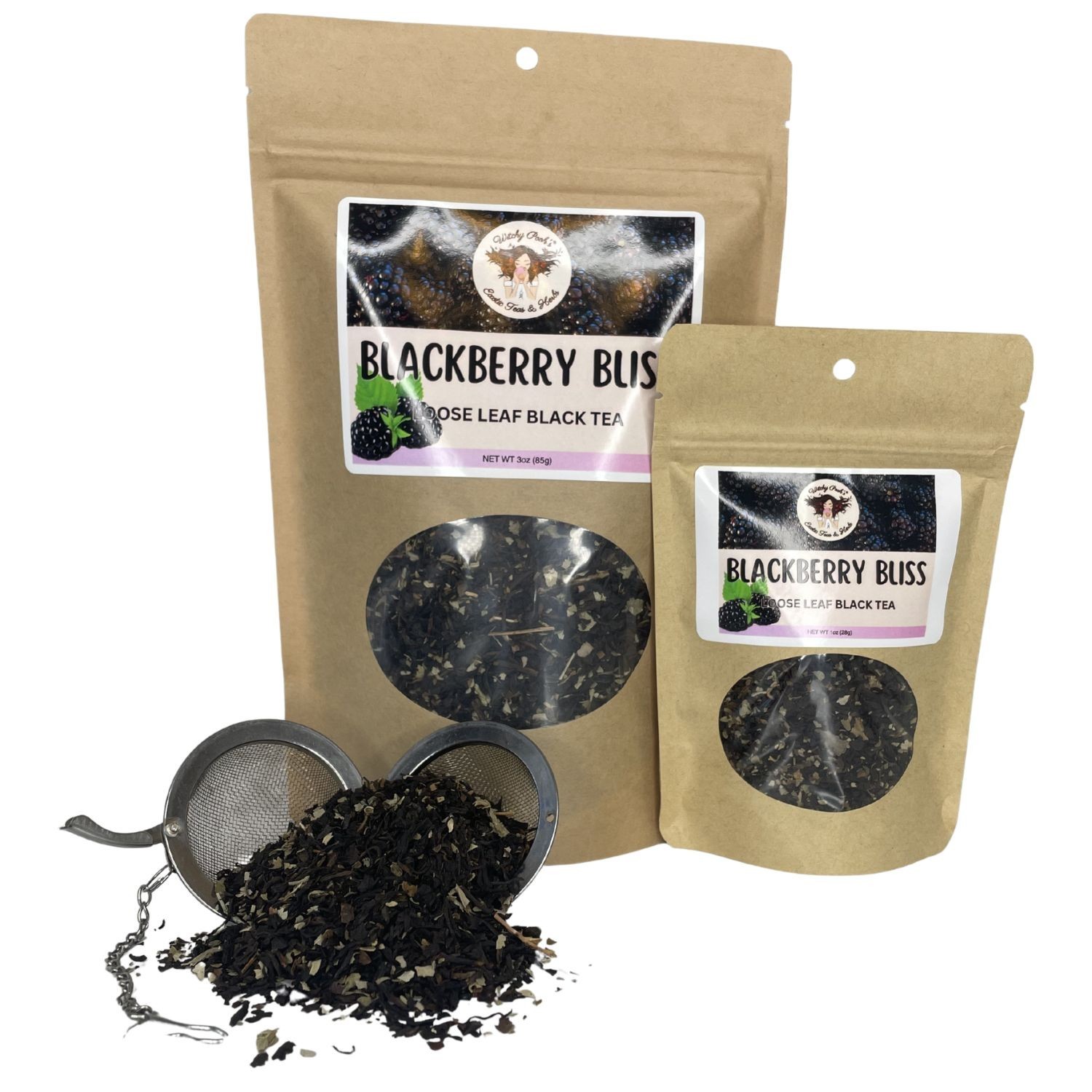 Witchy Pooh’s Blackberry Bliss Loose Leaf Blackberry Flavored Black Tea