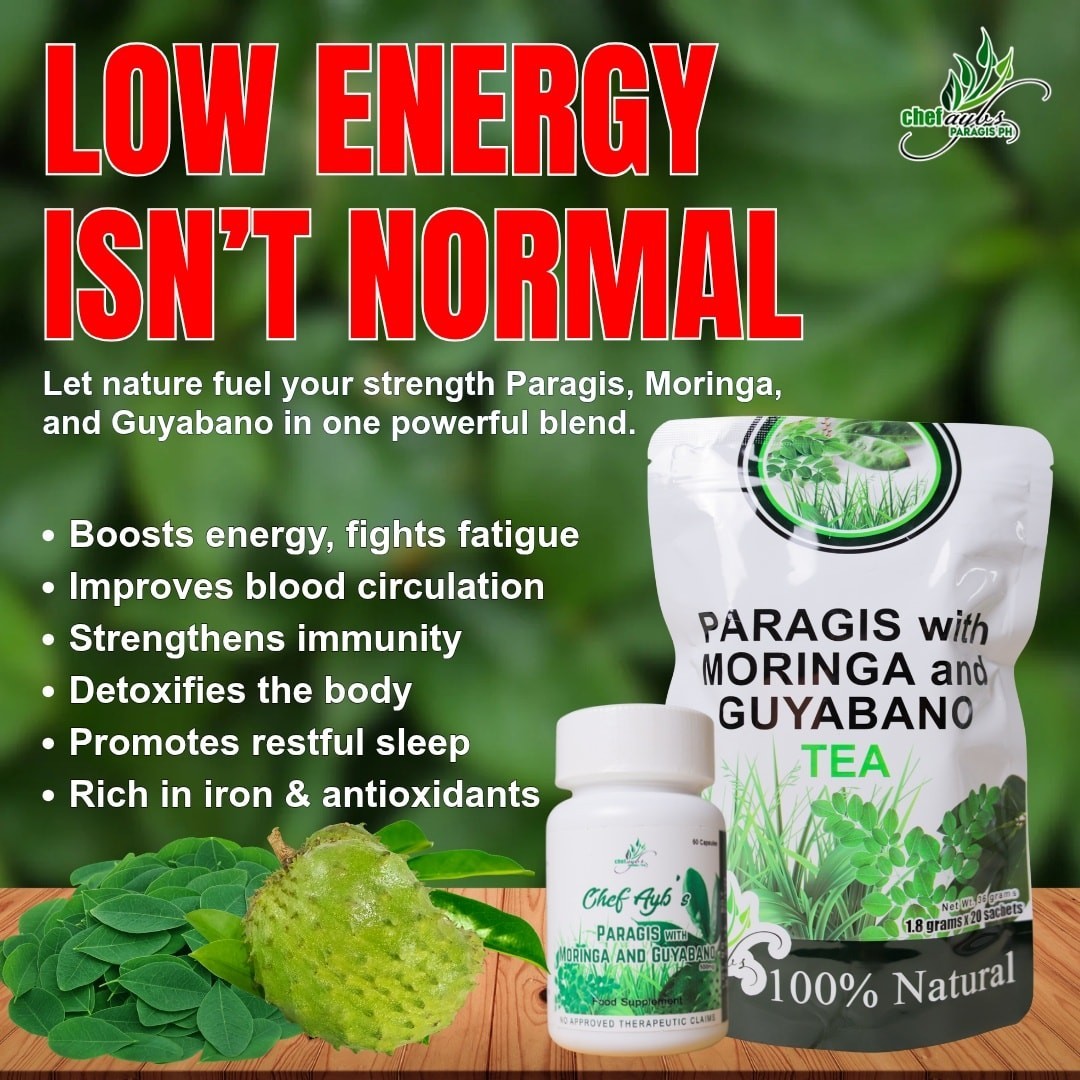 Chef Aybs Paragis Tea with Moringa and Guyabano Chef Ayb’s (20 Tea bags)