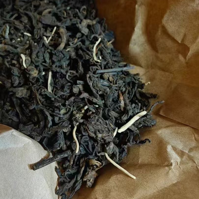Pu-Erh tea,1990s,人蔘磚,200g,Cooked