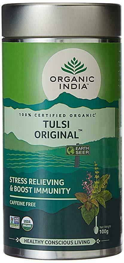 Organic India Tulsi Original 100 Gram (Pack of 3) with free shipping