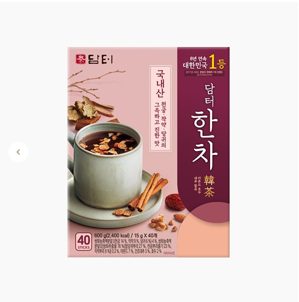 Damtuh Korean Traditional Tea Mix Nut Grain Drink 15 Sticks K-food