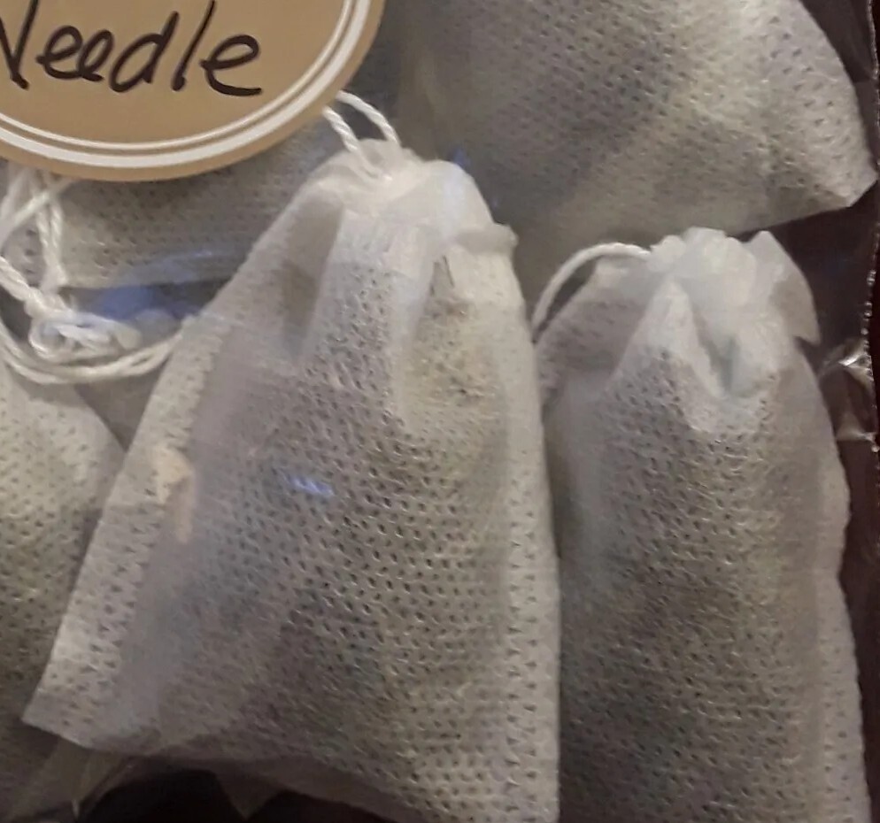 25 PC LOT: ORGANIC EASTERN WHITE PINE NEEDLE TEA BAGS SURAMIN FRESH HARVEST TREE