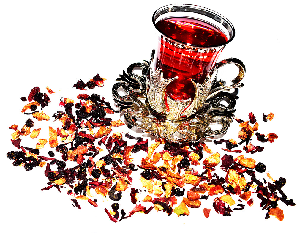 Blueberry Fruit Tea, Decaffeinated, Loose Leaf Tea