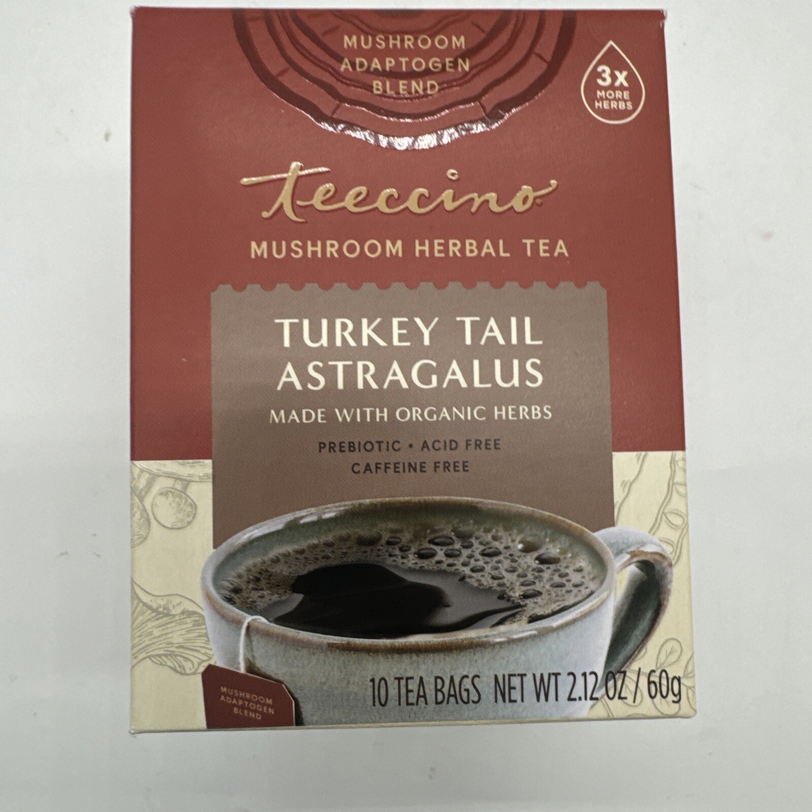 Turkey Tail Astragalus – Toasted Maple – Caffeine Free Adaptogenic