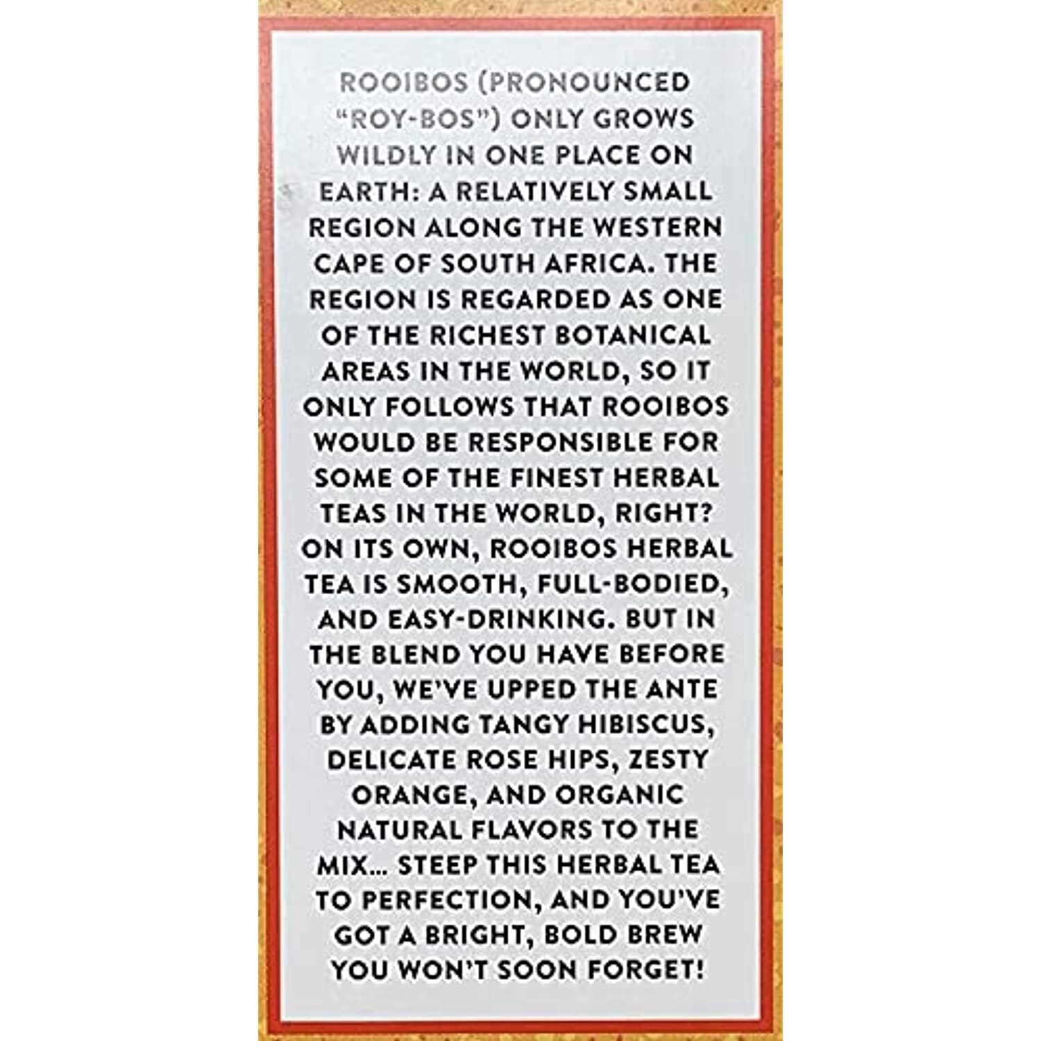 3 Packs Trader Joe’s Organic Blood Orange Rooibos Herbal Tea 20 ct 1.13 oz Each