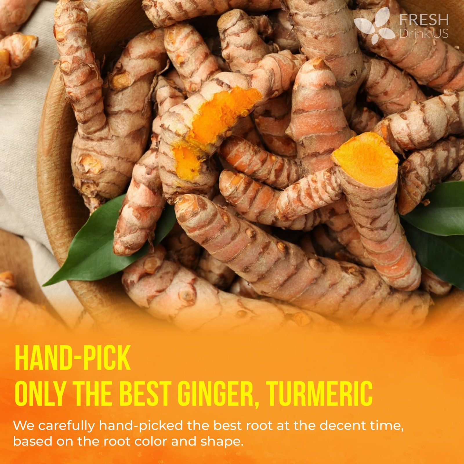 , Premium 135 Ginger Turmeric Tea Bags, 100% Natural Ingredients, Handmade Bl…
