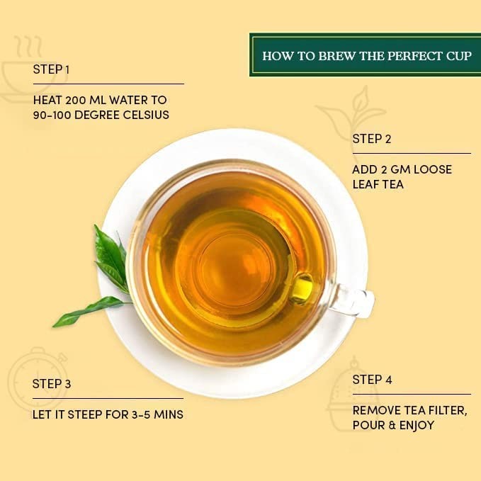 Saffron Spiced Chai Loose Leaf 50 Cups 100g | Black Tea with Cardamom Cinnamo…
