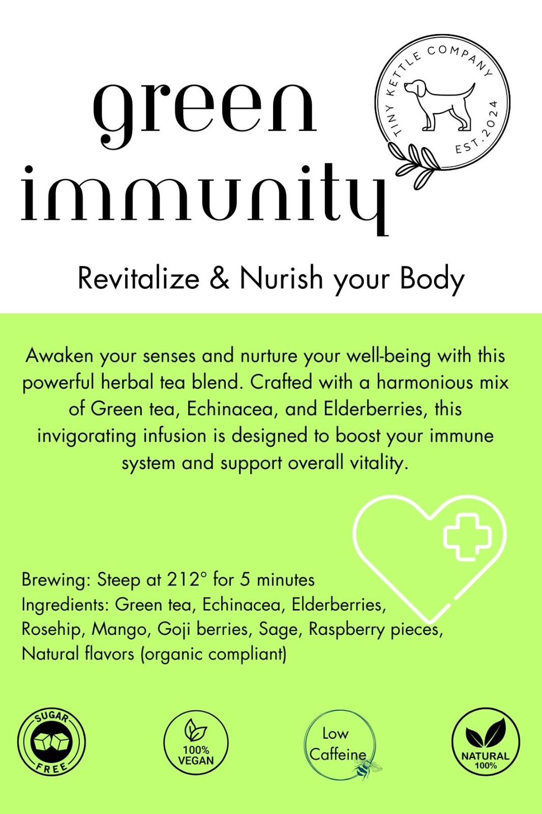 Green Immunity Flu Fighter Tea 5 Oz