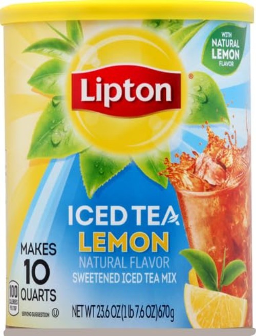 Luxurious Lemon Iced Tea Mix – Sweetened Powder, Makes 10 Quarts of Refreshment