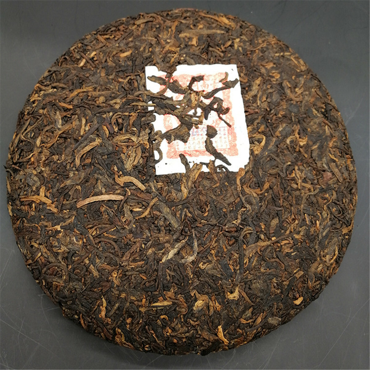 【Limited Edition】357g Old Tree Ripe Pu-erh Tea Cake Yunnan Organic Cooked Puer