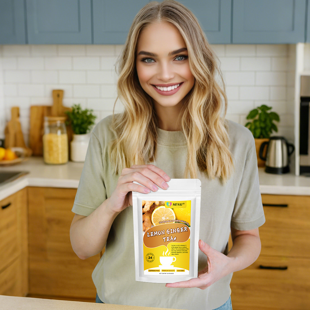 24Bags Turmeric Ginger Cinnamon Tea 100% Natural Support Brain Weight Sleep-Skin