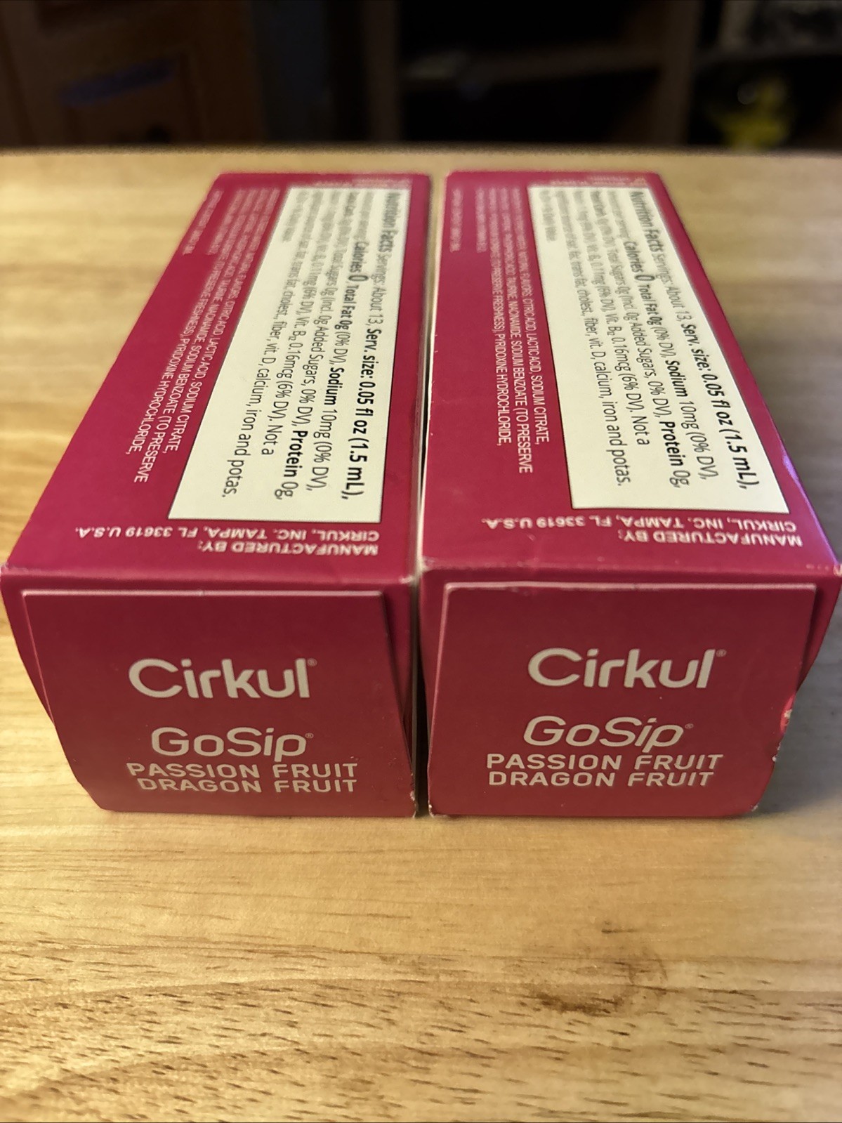 Cirkul Flavor Sip Cartridge x2~Passion Fruit/Dragon Fruit ~ Go Sip