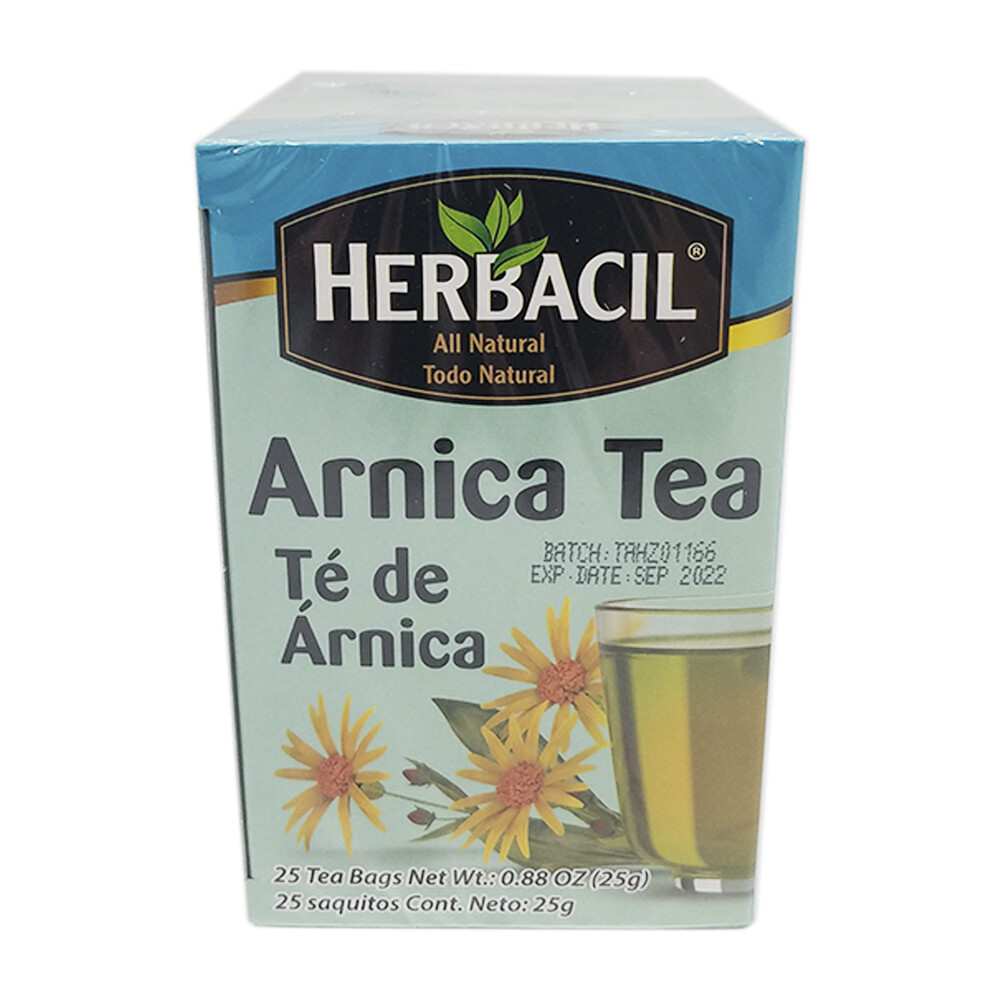 Herbacil Arnica Tea. Herbal Infusion. Natural Pain & Inflammation Relief. 25Bags