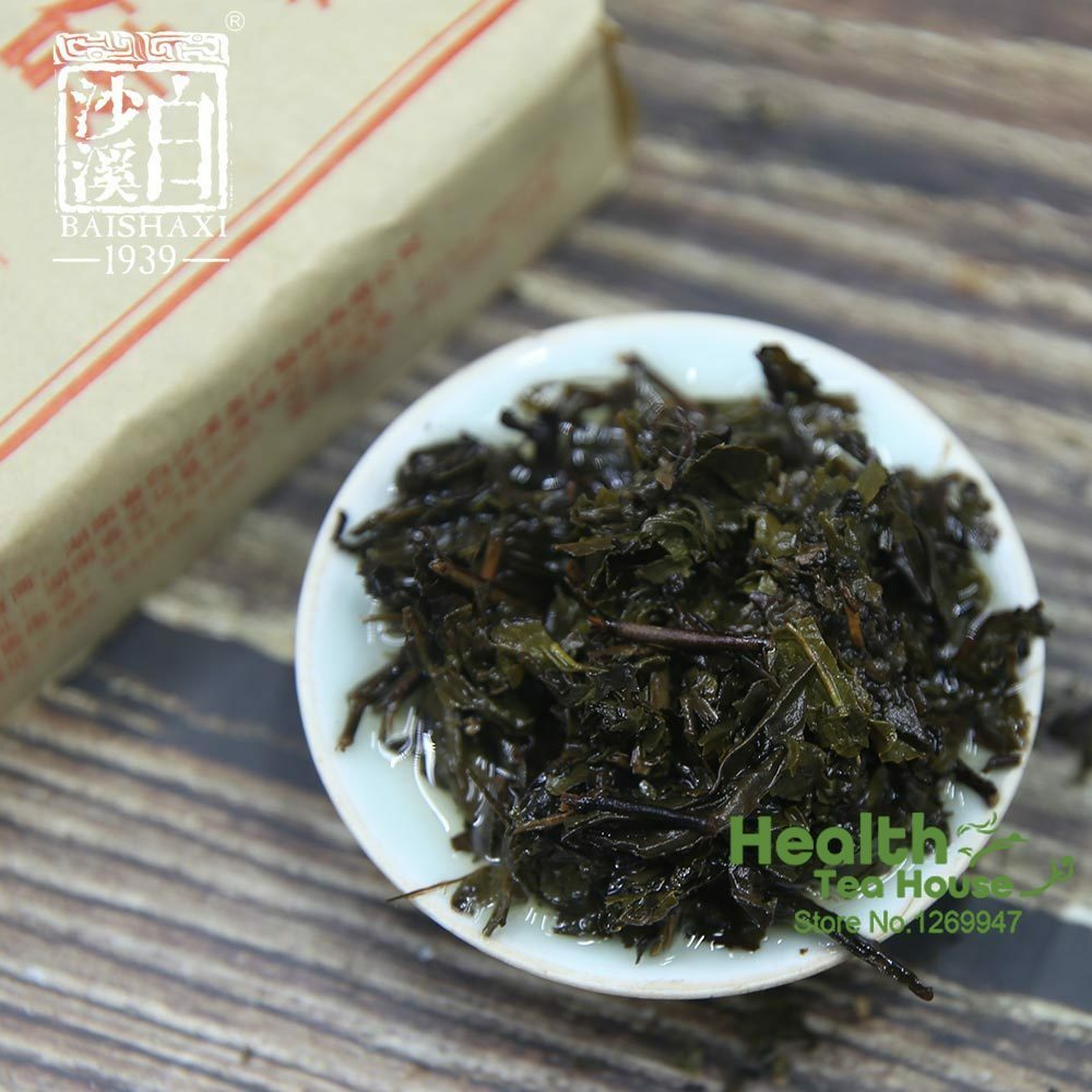 300g Anhua Fu Brick Dark Tea Golden Flower Herbal Energy Tea for Men Women